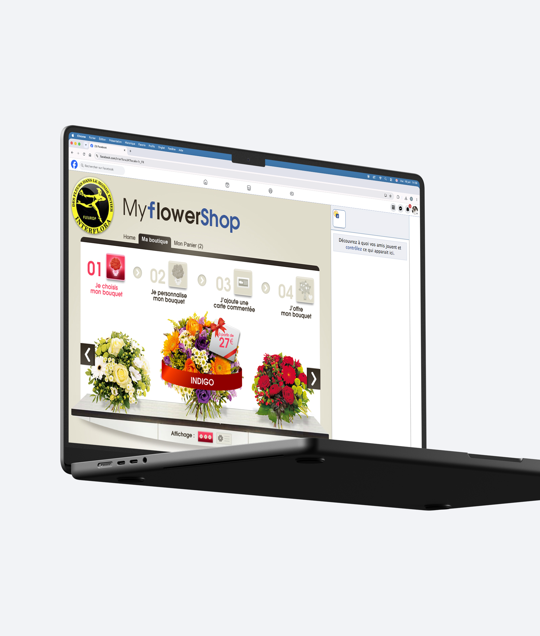 Interflora — MyFlowerShop pour l&rsquo;agence Paradox
